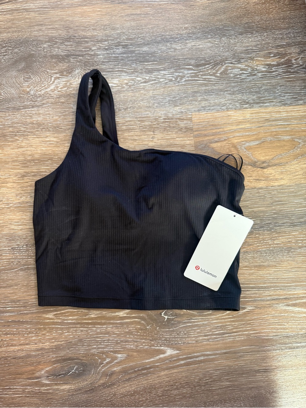 Lululemon Black One-Shoulder Tank Top